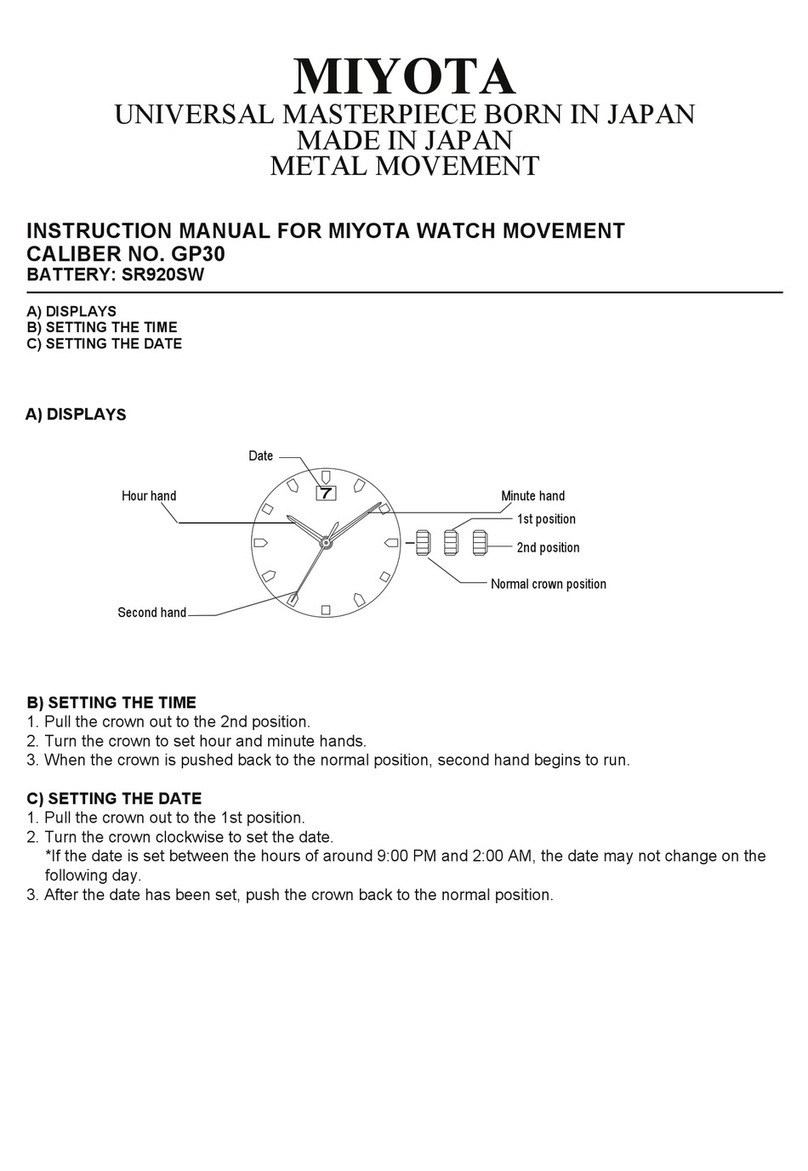 Citizen GP30 instruction manual