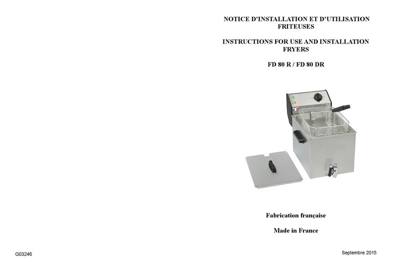 Roller Grill FD 80 R Technical manual Roller Grill FD 80 R Technical manual