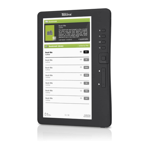 TrekStor eBook-Reader 3.0 User manual TrekStor eBook-Reader 3.0 User manual