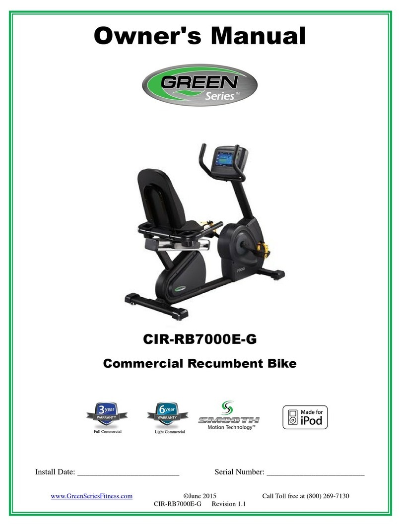 Green CIR-RB7000E-G owner's manual