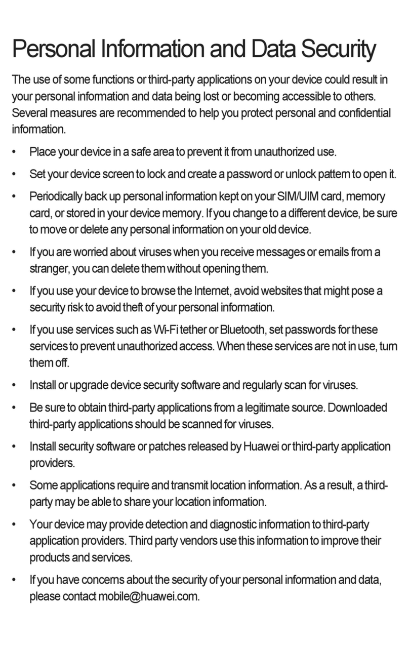Huawei U8350 User manual