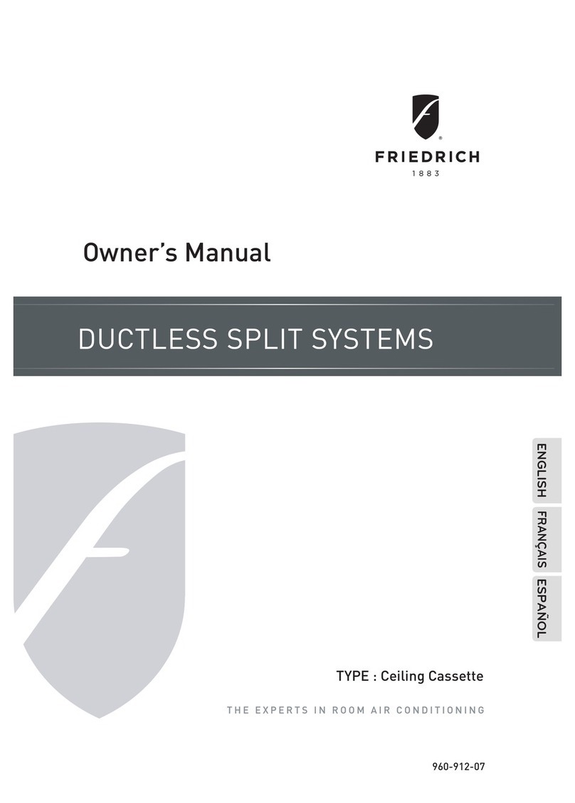 Friedrich MR36Y3J User manual