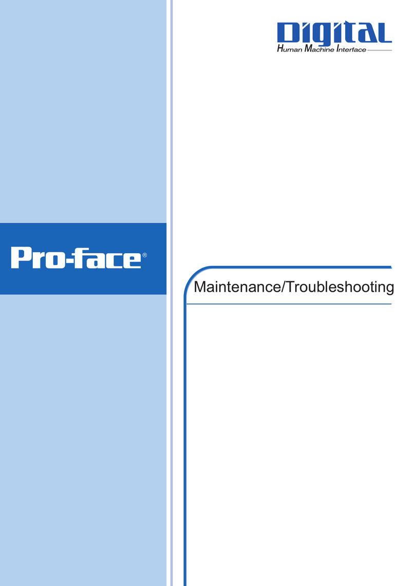 Pro-face GP3000 Series Maintenance and troubleshooting