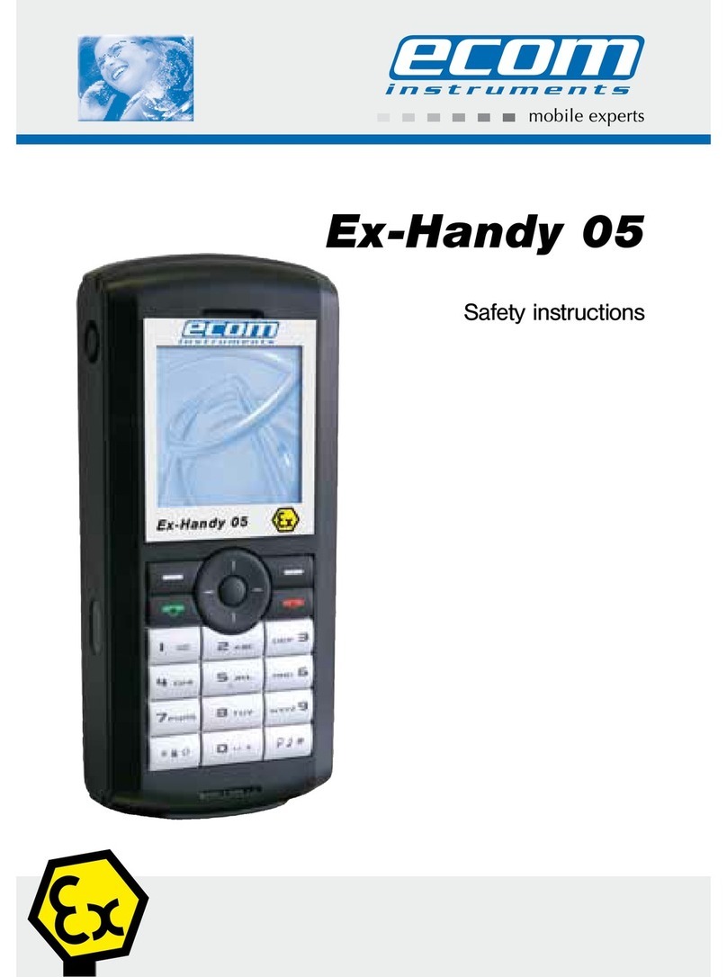 Ecom Instruments Ex-Handy 05 Installation instructions Ecom Instruments Ex-Handy 05 Installation instructions