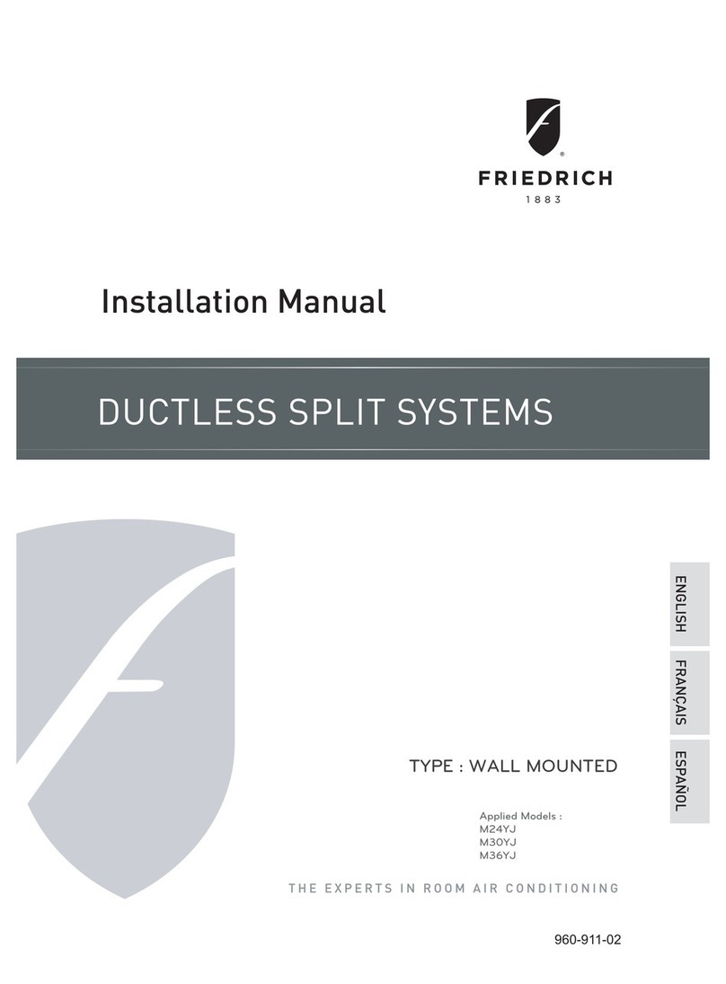 Friedrich M24YJ User manual