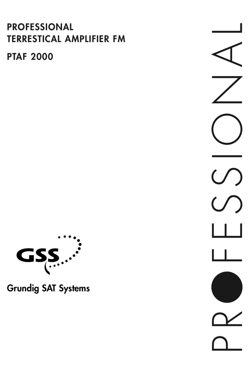 GSS PTAF 2000 User manual
