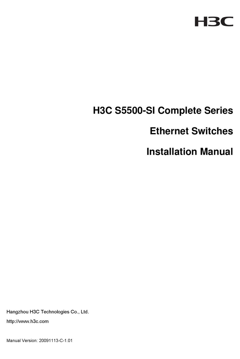 H3C S5500-SI Series installation manual