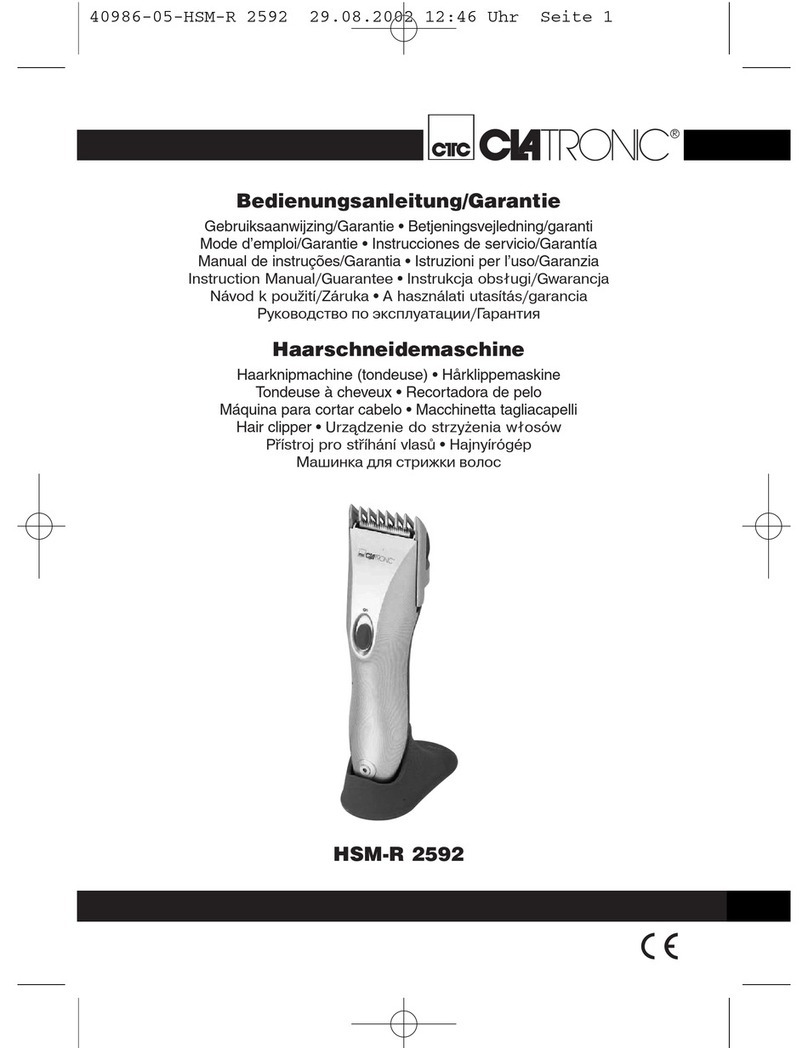 Clatronic HSM-R 2592 instruction manual