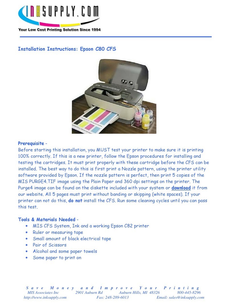 Epson C80 CFS User manual