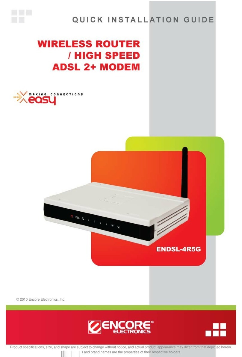 Encore ENDSL-4R5G User manual