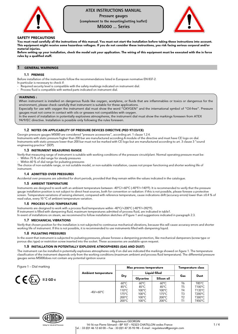 Atex M5000 Series instruction manual