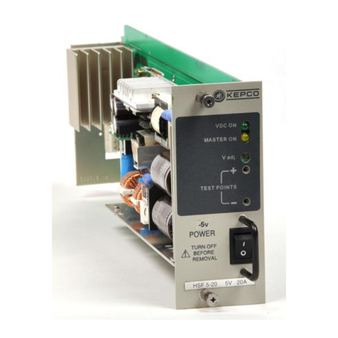 KEPCO HSF 5-20-1U User manual