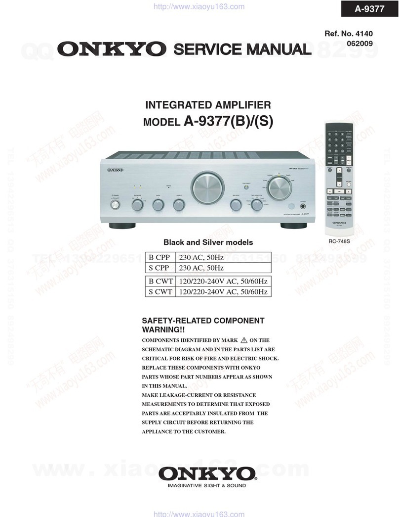 Onkyo A-9377 User manual