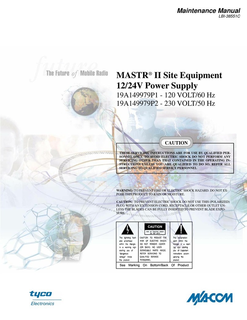M/A-Com P5100 Series User manual