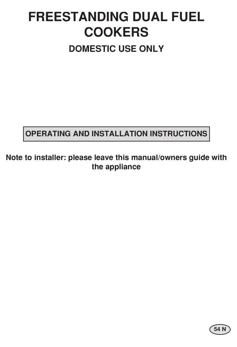 Baumatic BAF54GG User manual