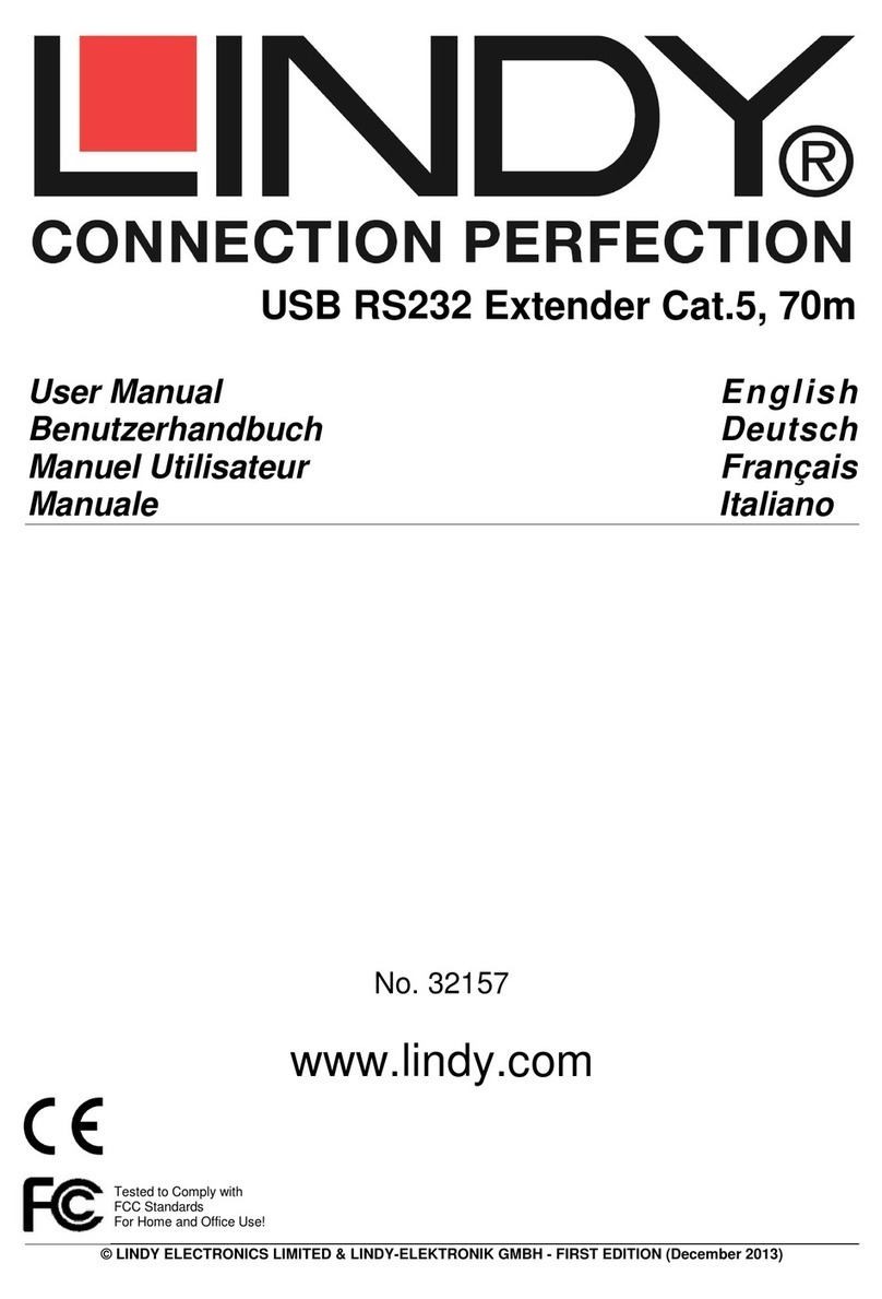Lindy 32157 User manual Lindy 32157 User manual