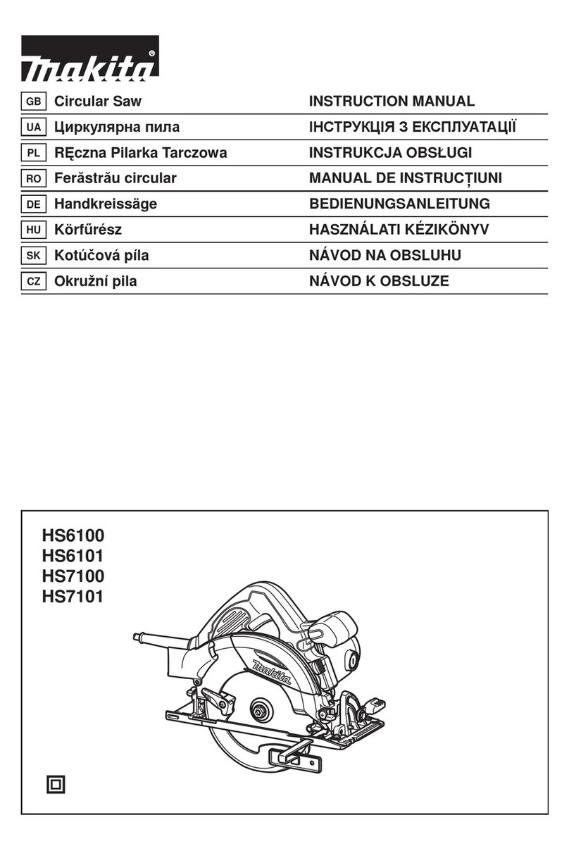 Makita HS6100 User manual