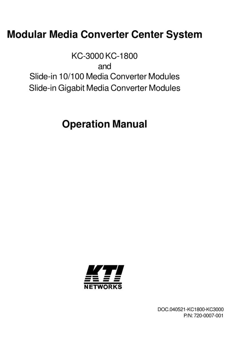 KTI KC-3000 Operation manual