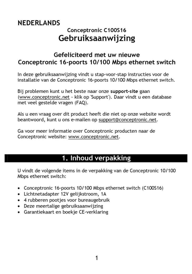 Conceptronic C100S16 user manual