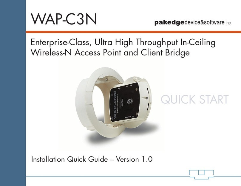 Pakedge Device & Software wap-c3n Installation quick guide