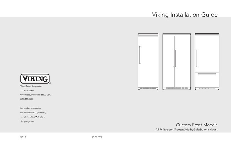 Viking Custom Front series User manual Viking Custom Front series User manual