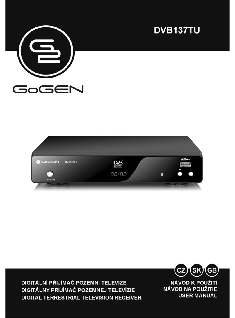 Gogen DVB137TU User manual