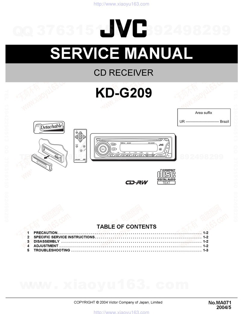 JVC KD-G209 User manual