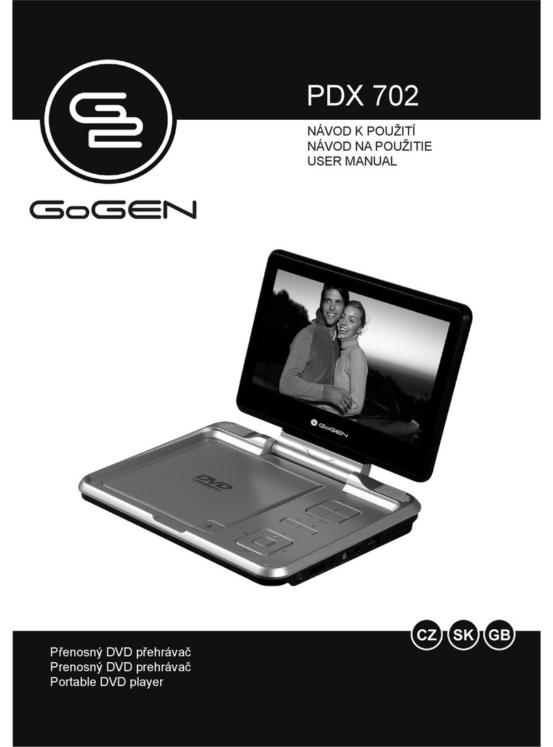 Gogen PDX 702 User manual Gogen PDX 702 User manual