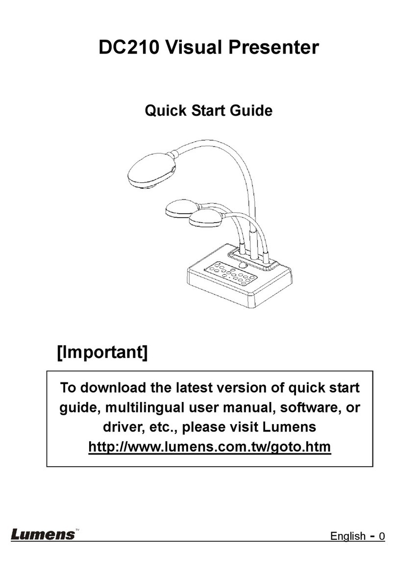 Lumens DC210 User manual