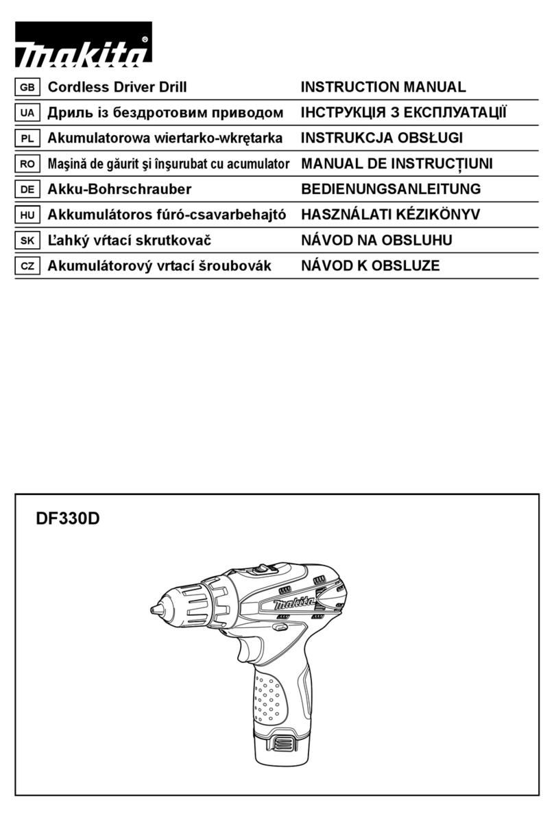 Makita DF330D instruction manual