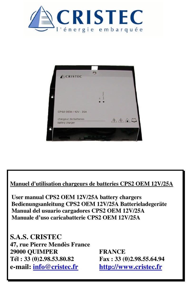 Cristec CPS2 OEM 12V/25A user manual