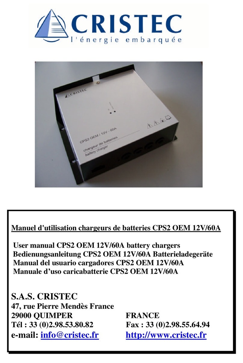 Cristec CPS2 OEM 12V/60A user manual