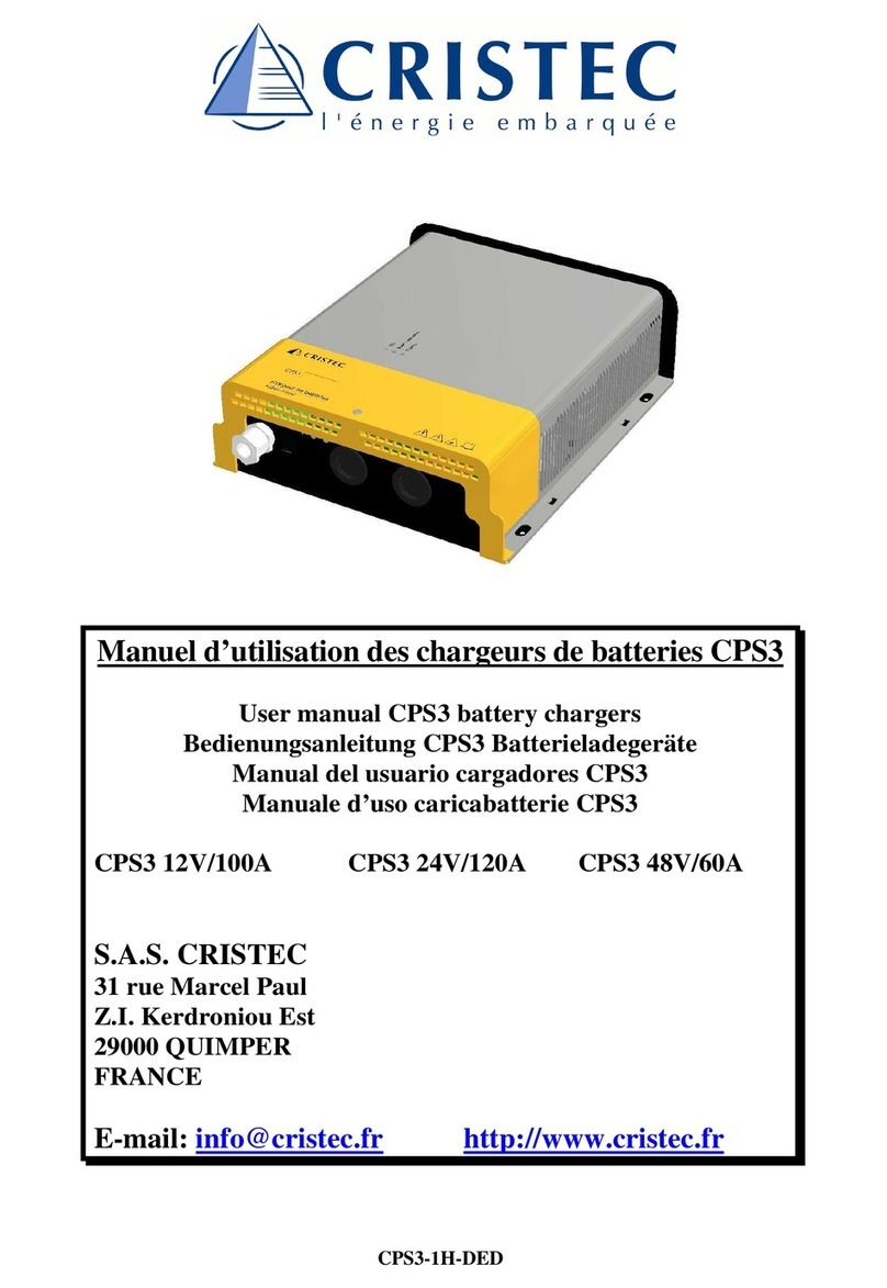 Cristec CPS3 12V/100A user manual