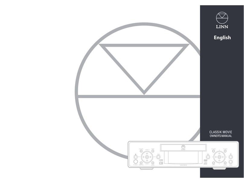 Linn Classik movie system owner's manual