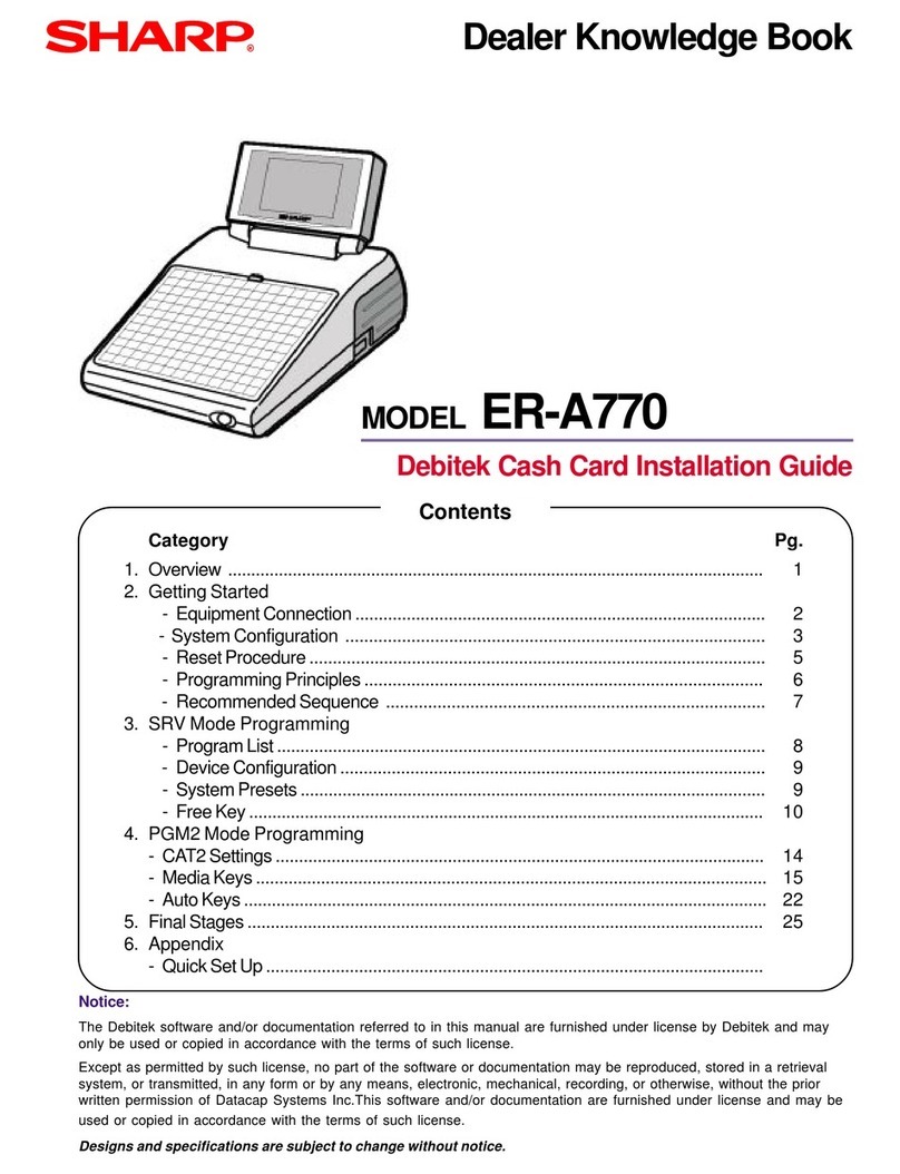 Sharp ER-A770 Product guide