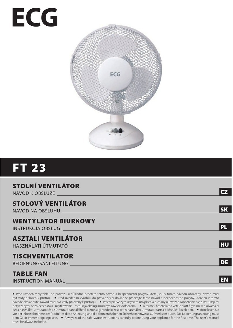 ECG FT 23 User manual