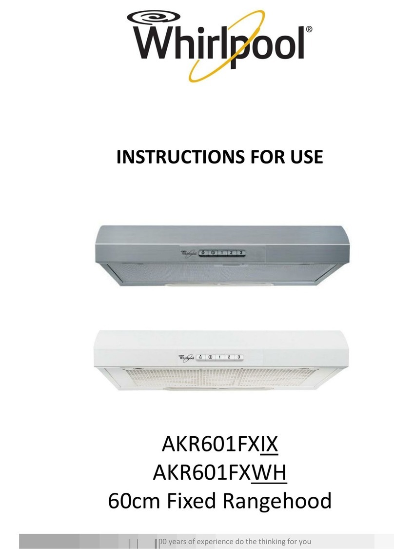 Whirlpool AKR601FXIX Instructions for use