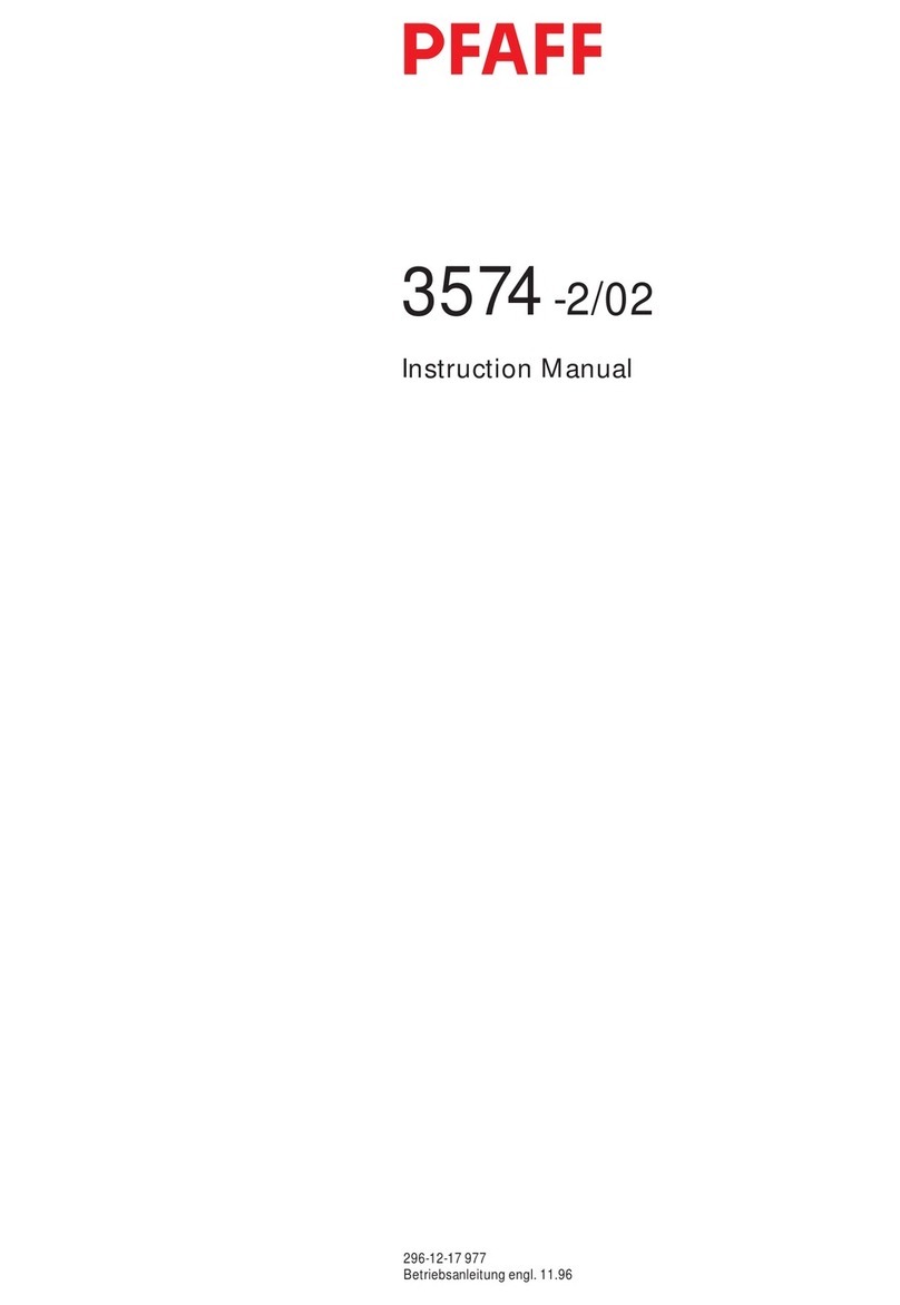 Pfaff 3574-2/02 instruction manual