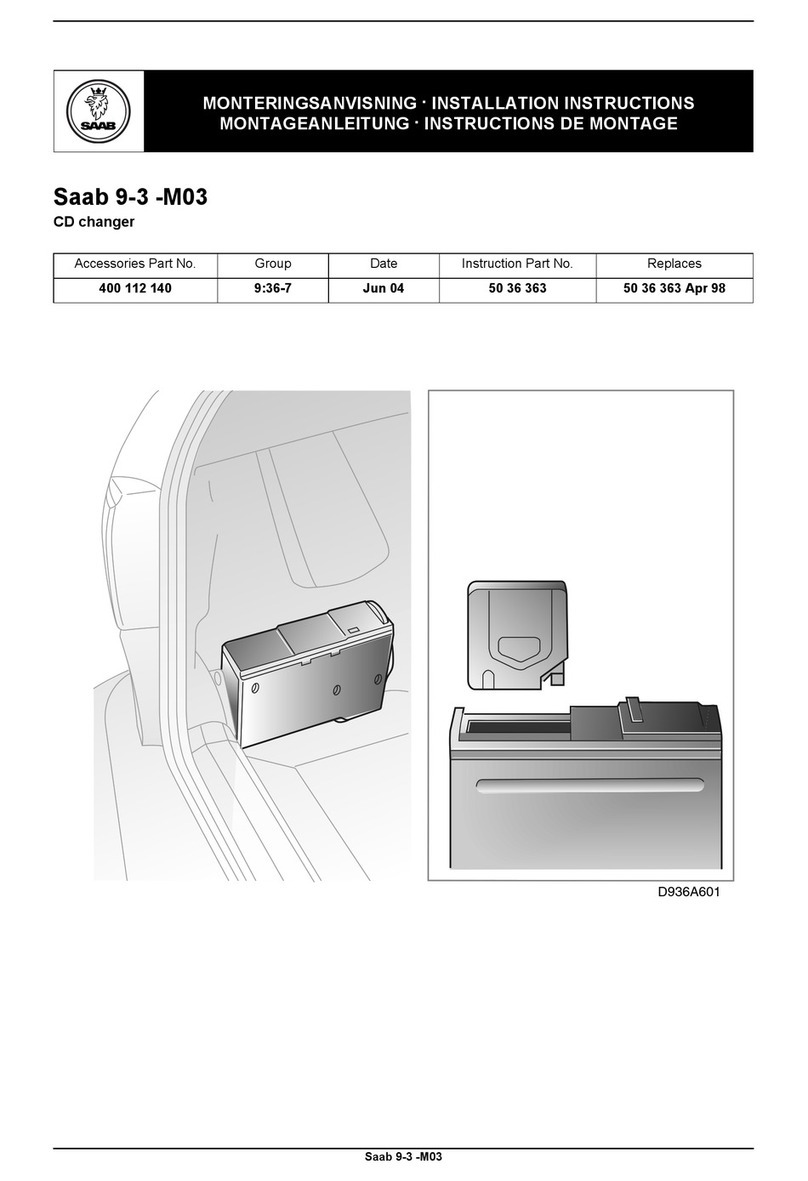 Saab 400 112 140 User manual