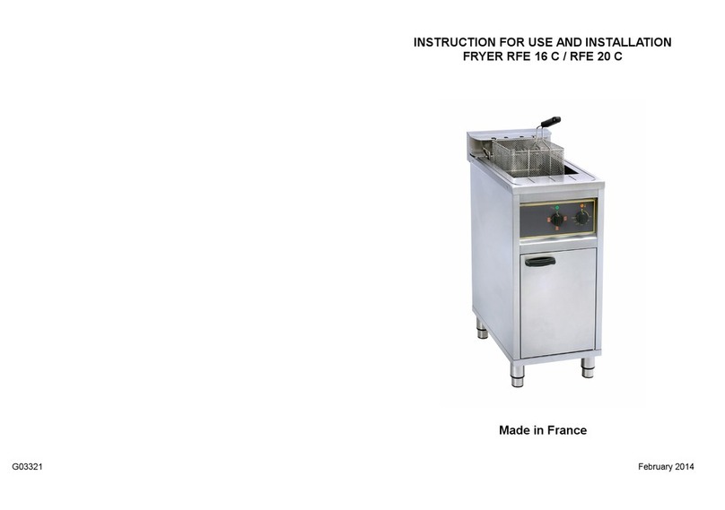 Roller Grill RFE 16 C Instruction for use & installation instructions
