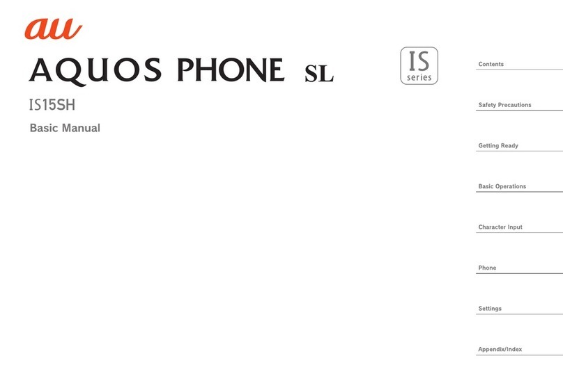 AU Aquos Phone SL IS15SH Installation guide