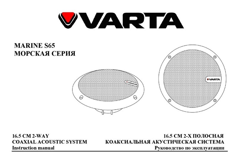 Varta MARINE S65 instruction manual
