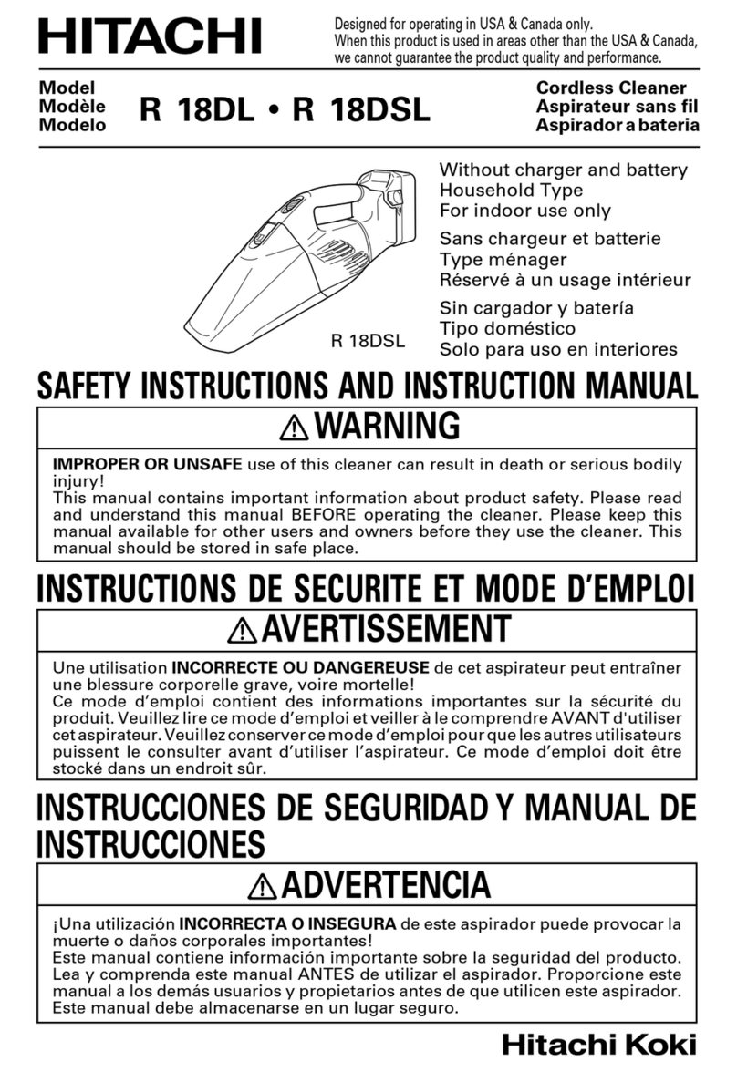 Hitachi R 18DL Troubleshooting guide
