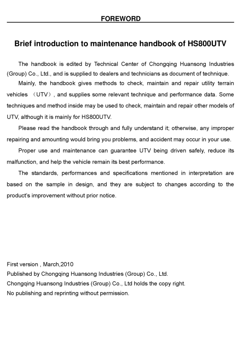 Hisun HS800UTV User manual