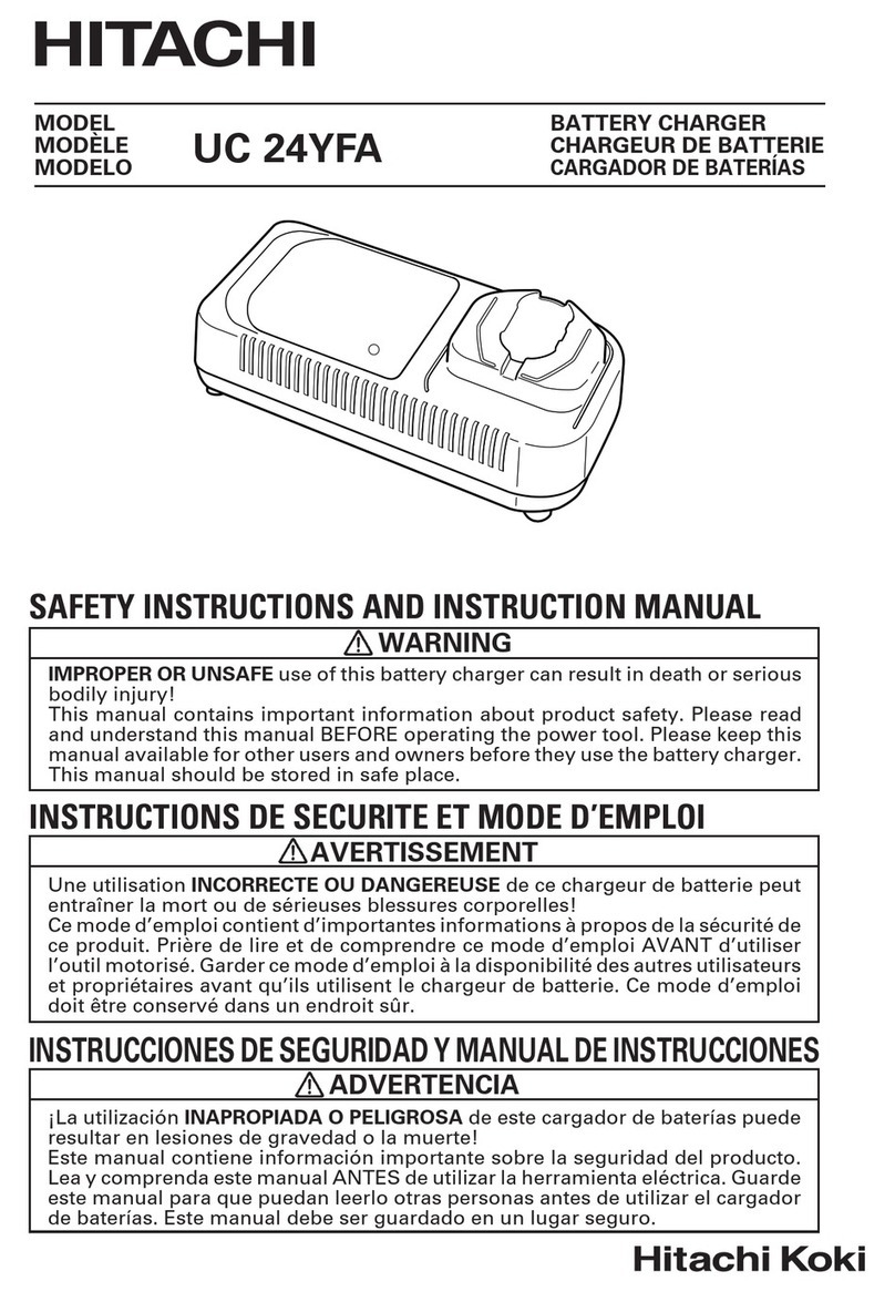 Hitachi UC 24YFA Operator's manual