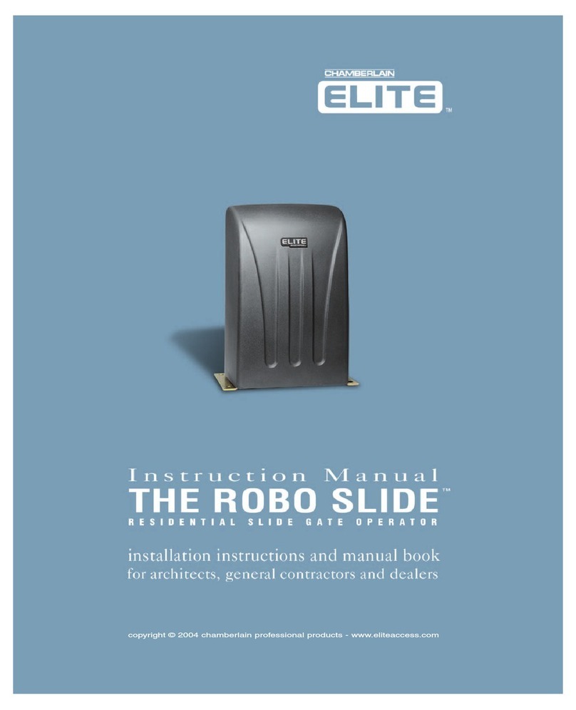 Chamberlain THE ROBO SLIDE User manual