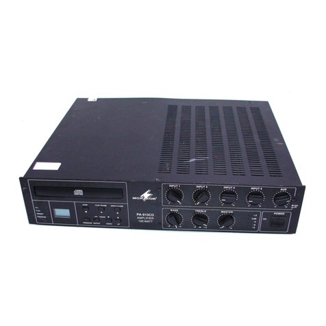 Monacor PA-910CD instruction manual