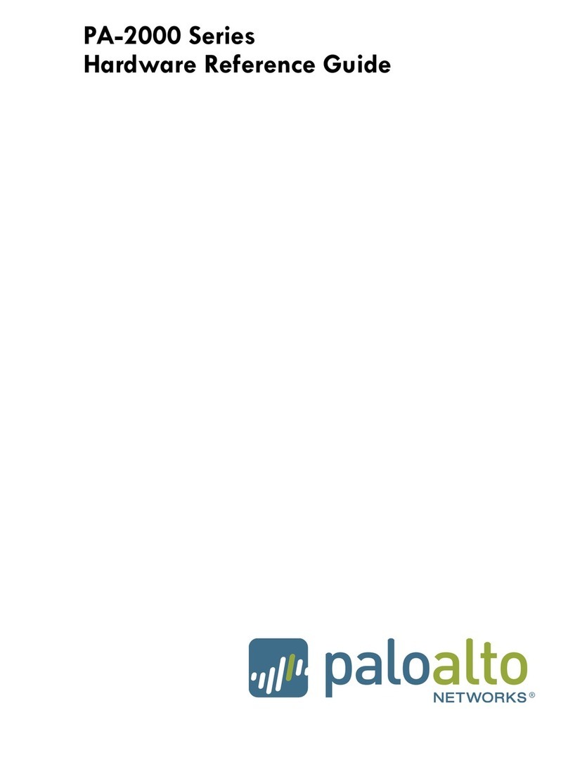 PaloAlto Networks PA-2000 Series Hardware reference guide