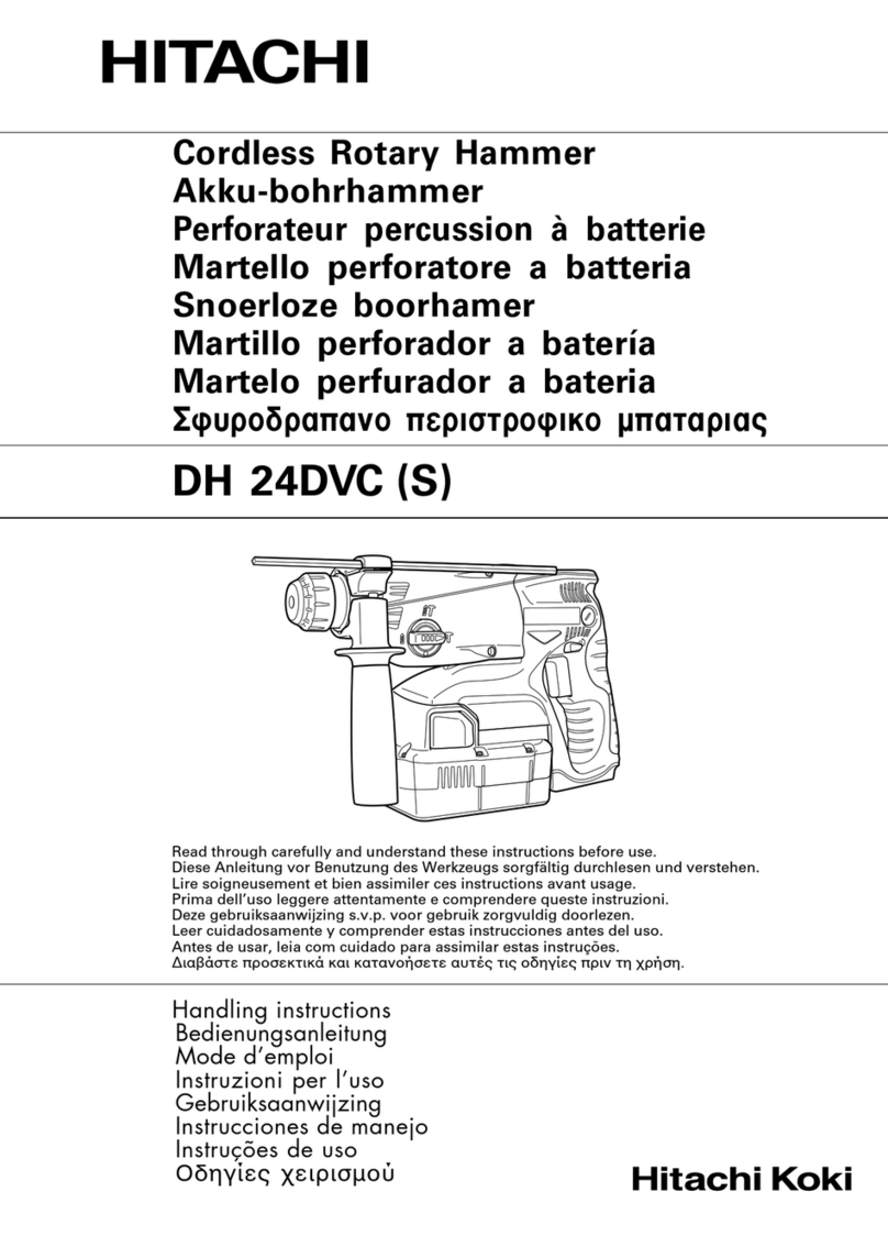 Hitachi dh 24dvc User manual
