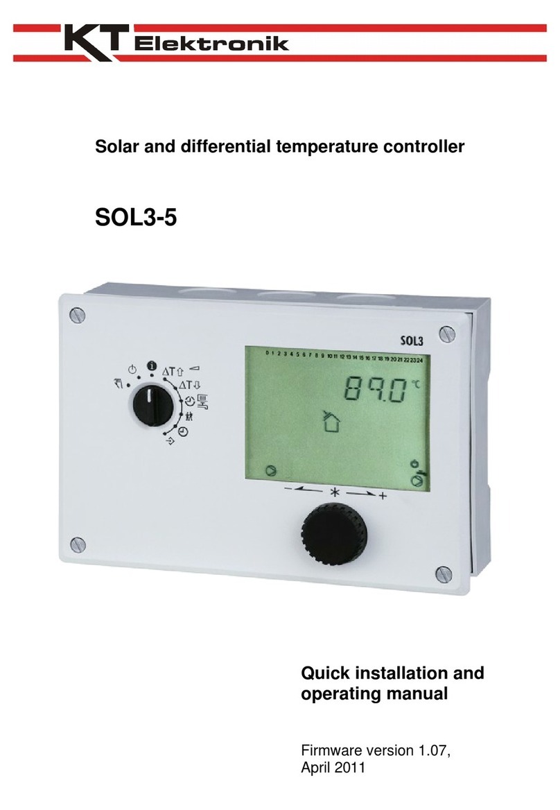 KT-Elektronik SOL3-5 Quick installation and operating manual